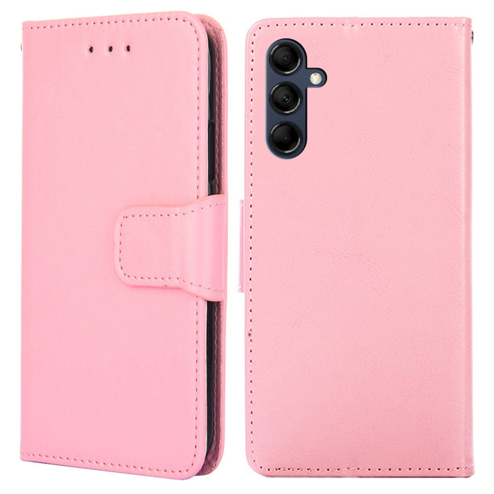 Magnetic Clasp Case for Samsung Galaxy M14 5G Textured Cell Phone PU Leather Wallet Stand Cover Magnetic Clasp Case for Samsung Galaxy M14 5G Textured Cell Phone PU Leather Wallet Stand Cover